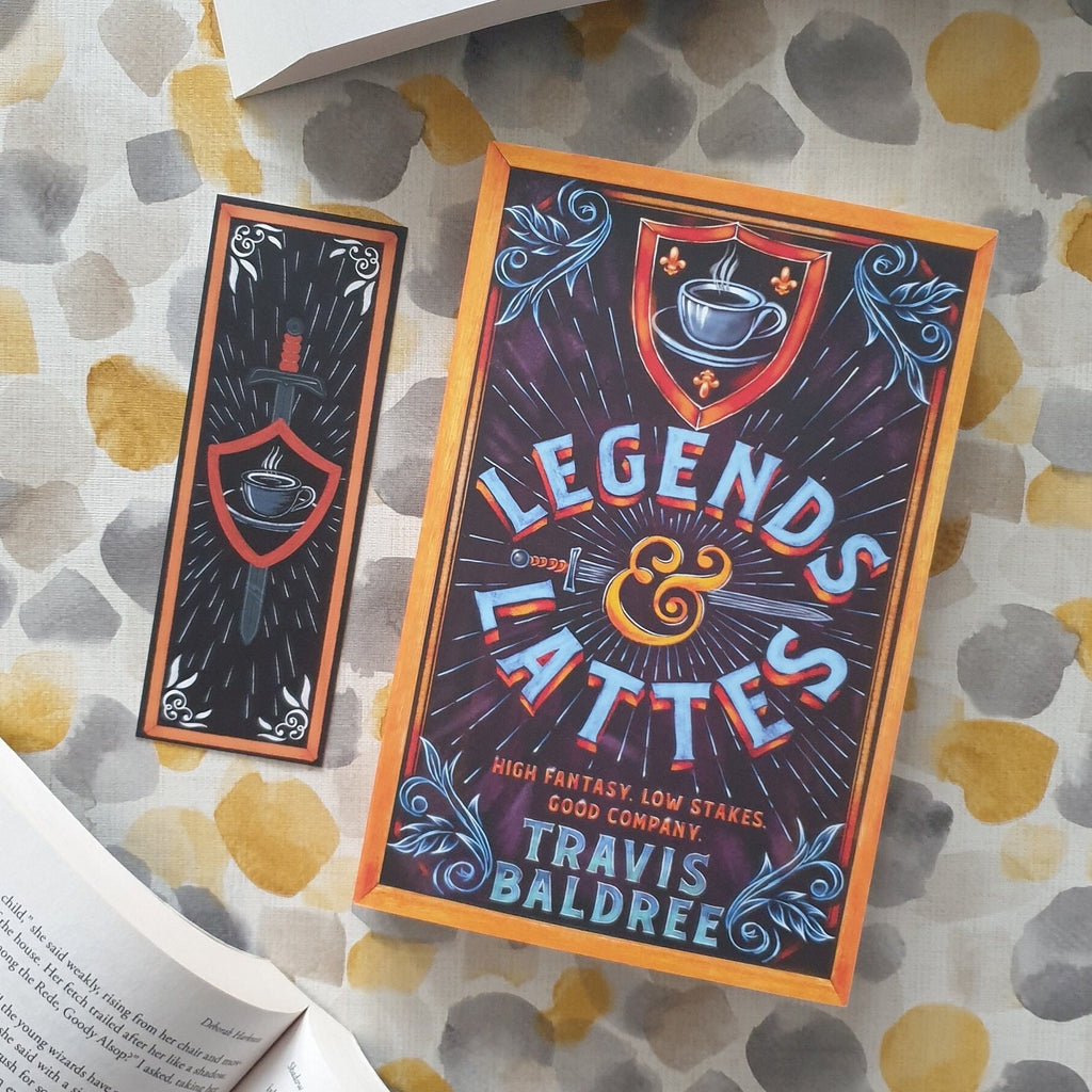 Legends & Lattes inspired Bookmark