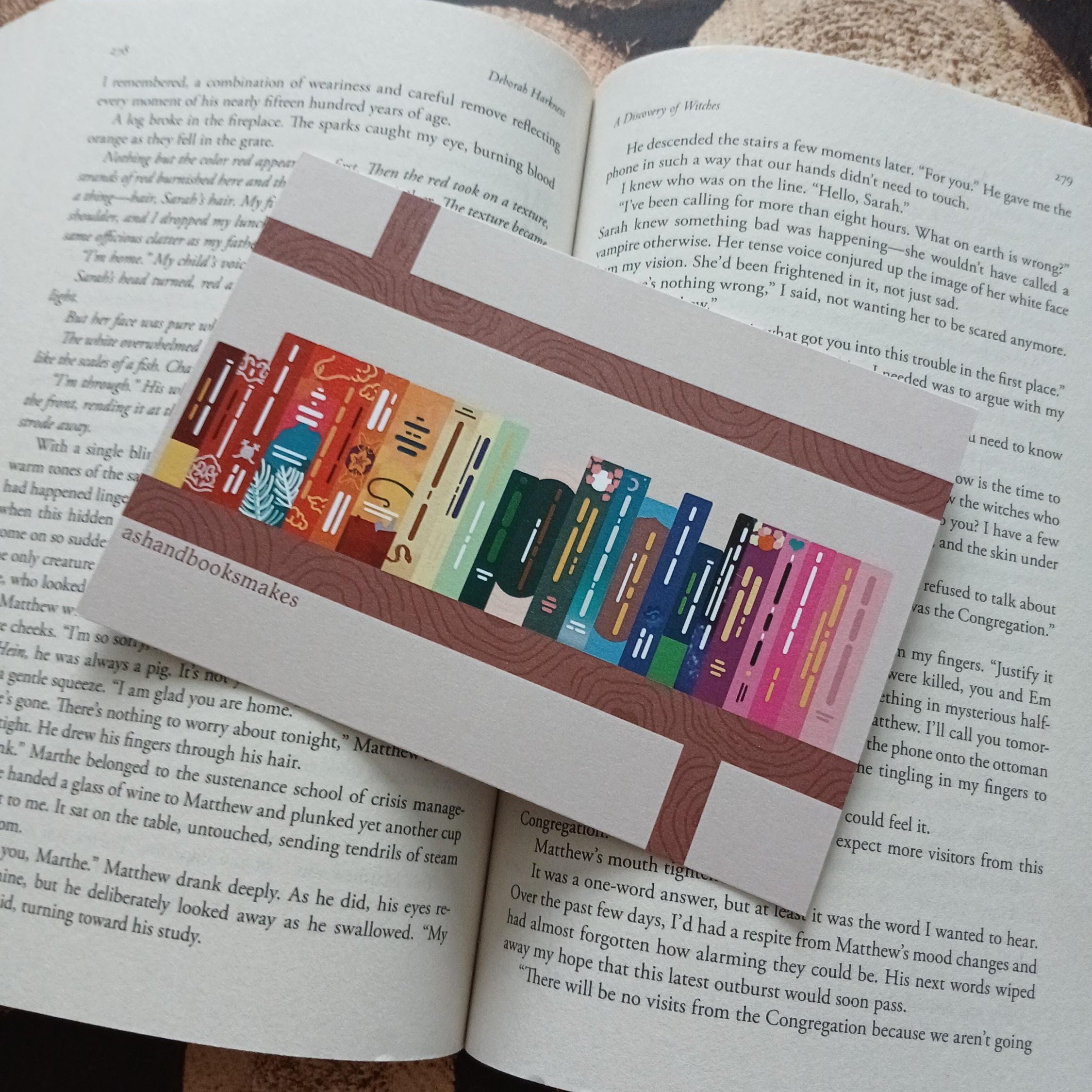 Fantasy Reader Rainbow A6 Art Print