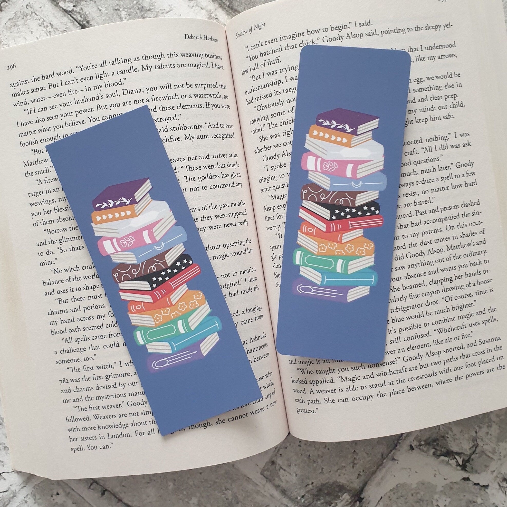 Subtle LGBTQIA+ Pride Bookstack Bookmark
