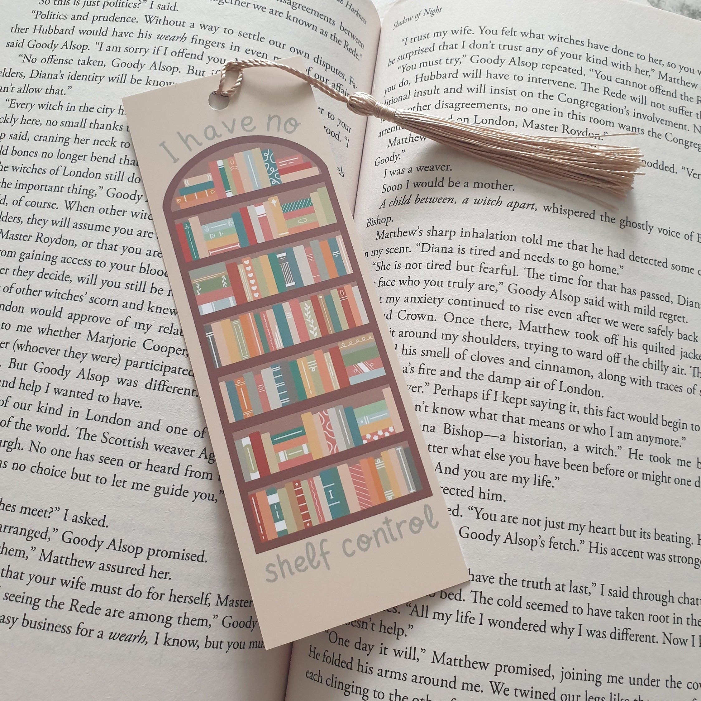 I Have No Shelf Control Bookmark