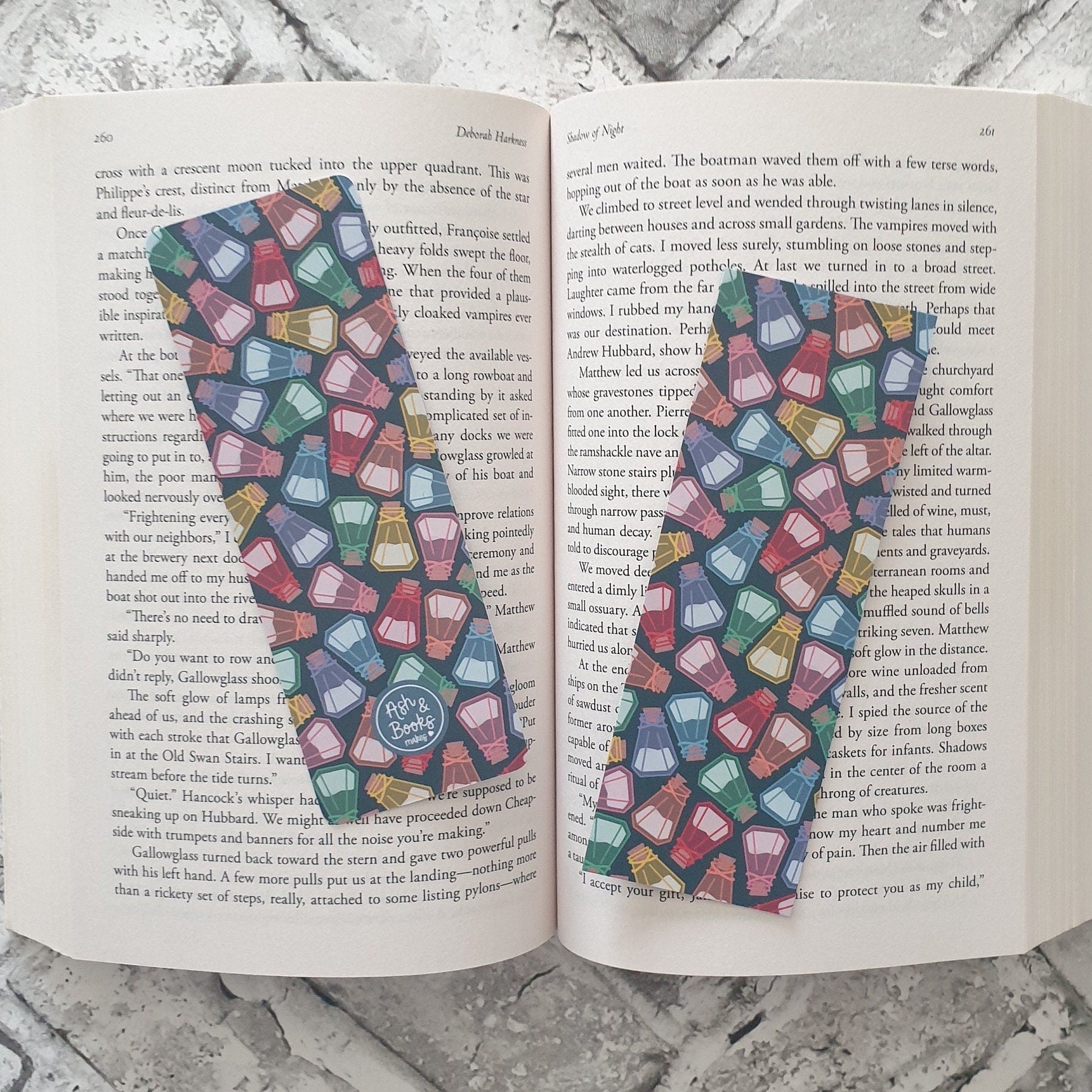 Rainbow Potion Bottle Bookmark