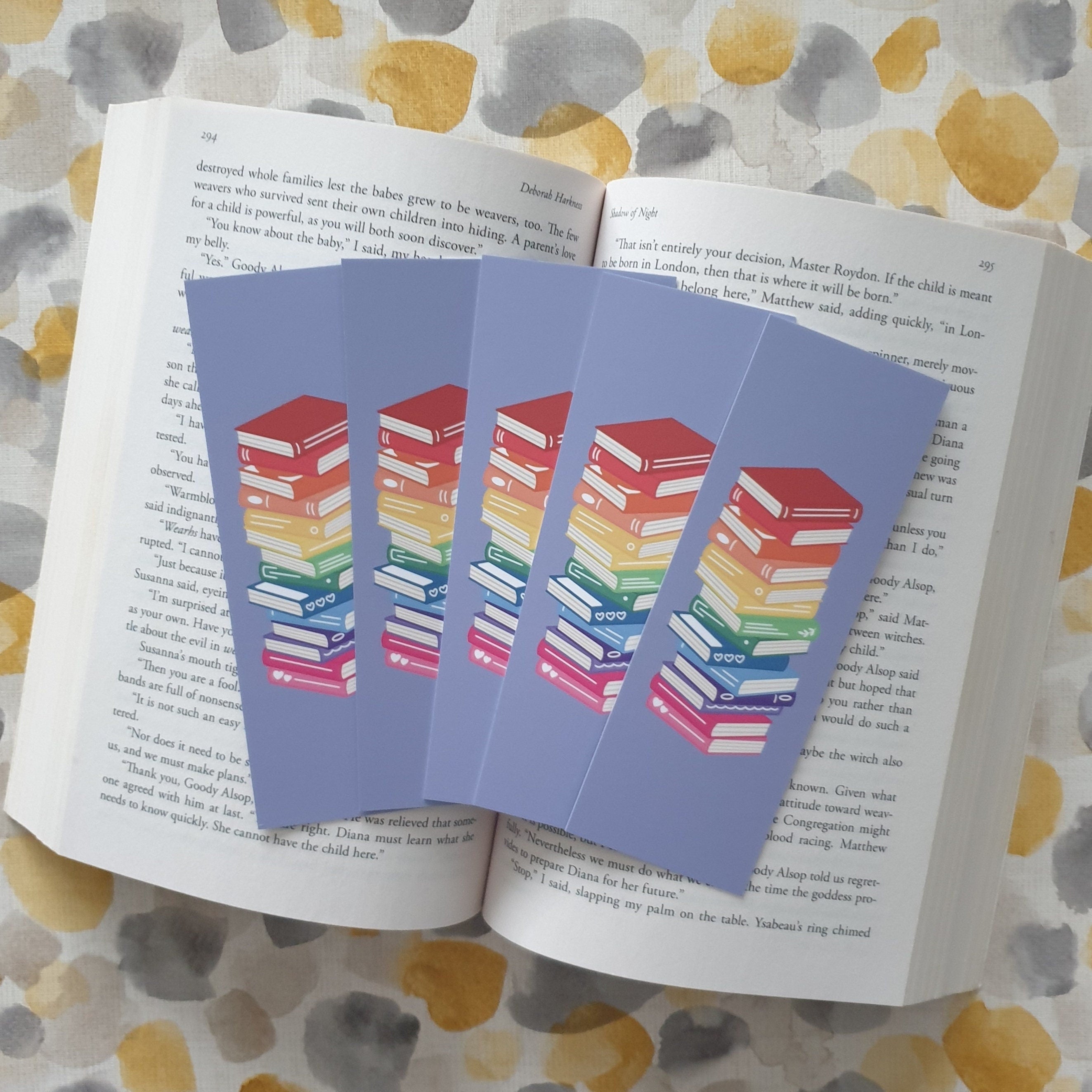 Rainbow Stack Bookmark