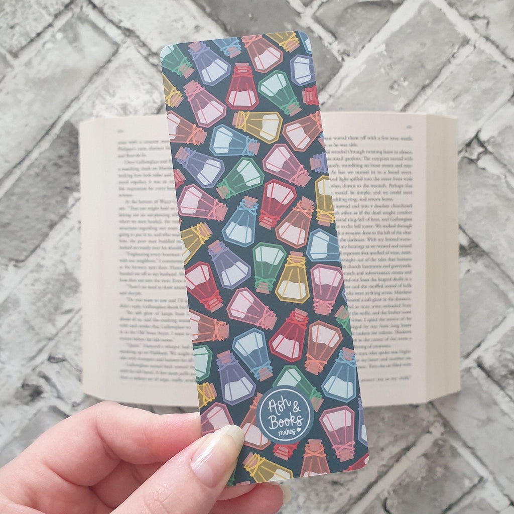 Rainbow Potion Bottle Bookmark