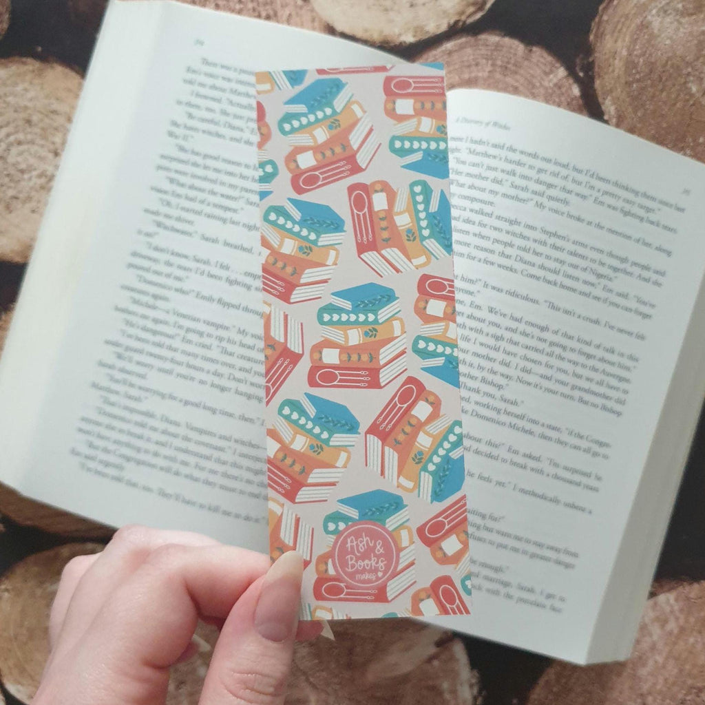 Pastel Rainbow Bookstack Bookmark