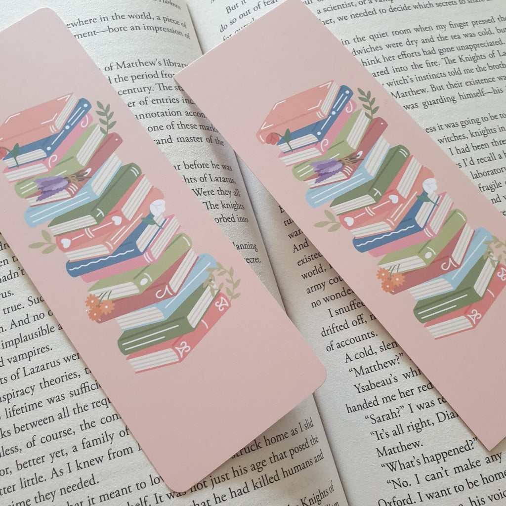 Pastel Floral Stack Bookmark