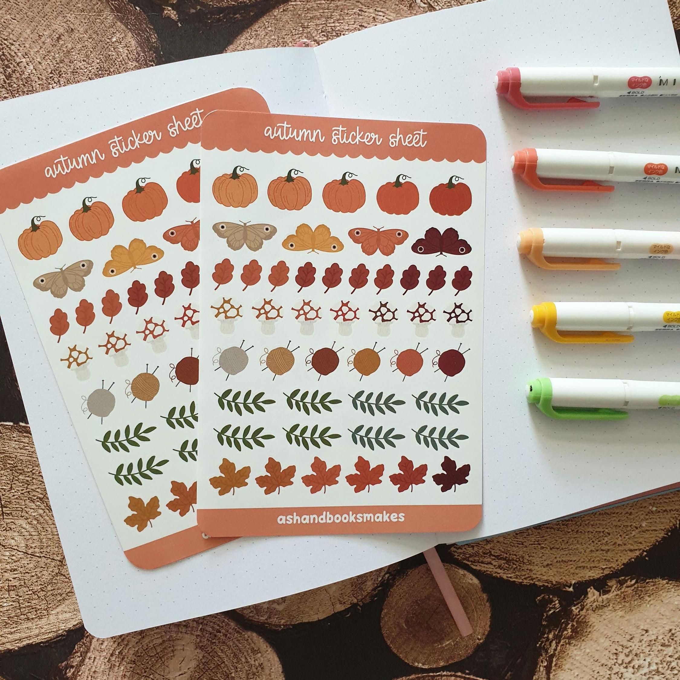 Autumn Sticker Sheet
