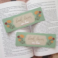 Book Lover Floral Bookmark