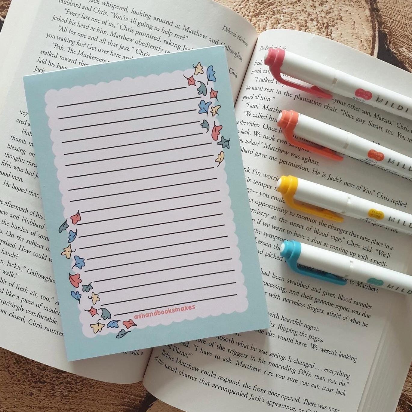 Heartstopper inspired A6 Notepad