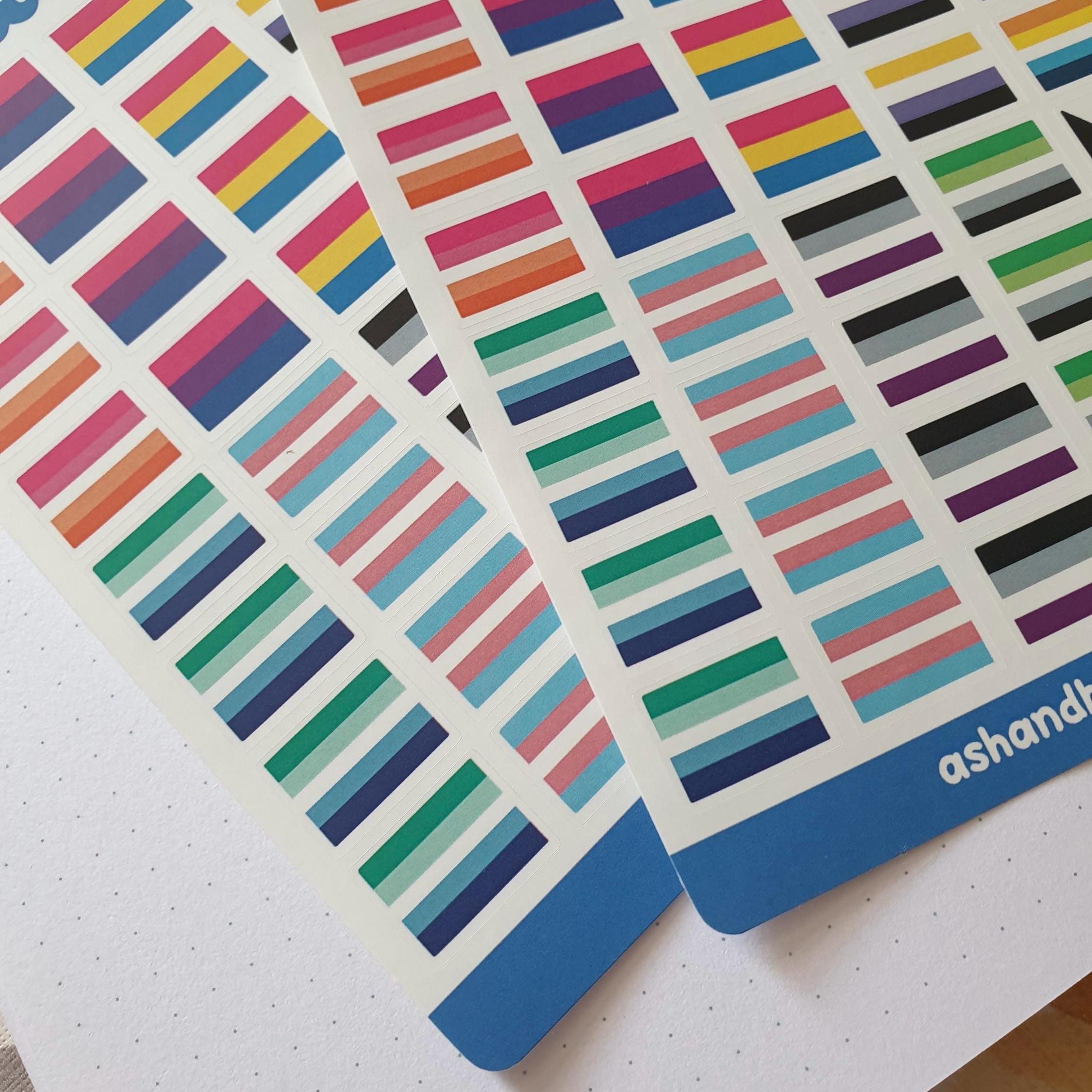 Pride Flags Sticker Sheet