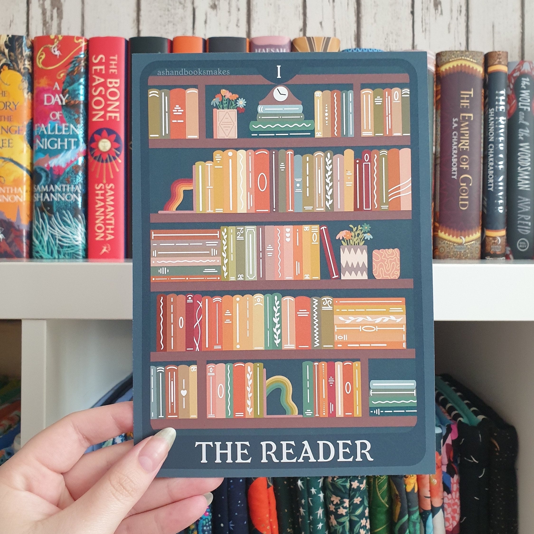 The Reader Tarot Card A5 Print