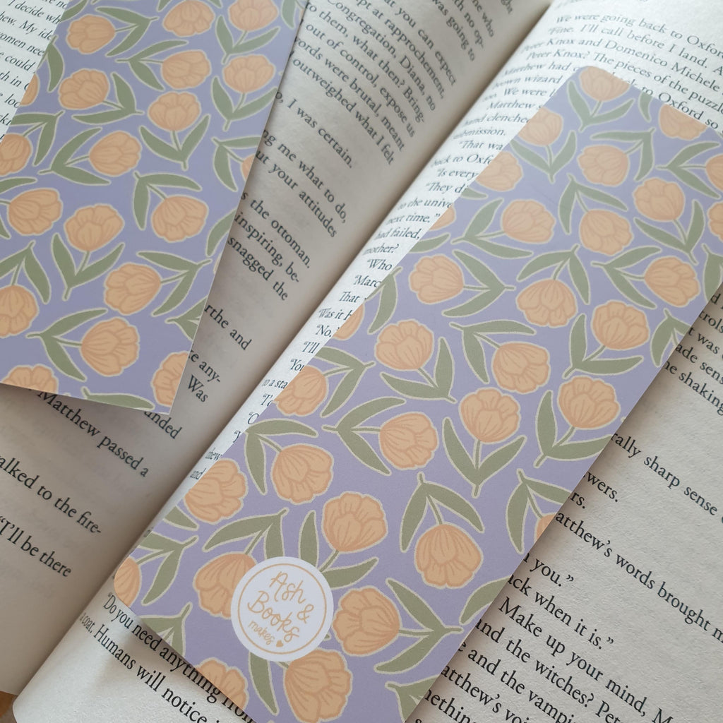 Yellow Tulip Garden Bookmark