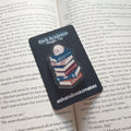 Dark Academia Bookstack Acrylic Pin