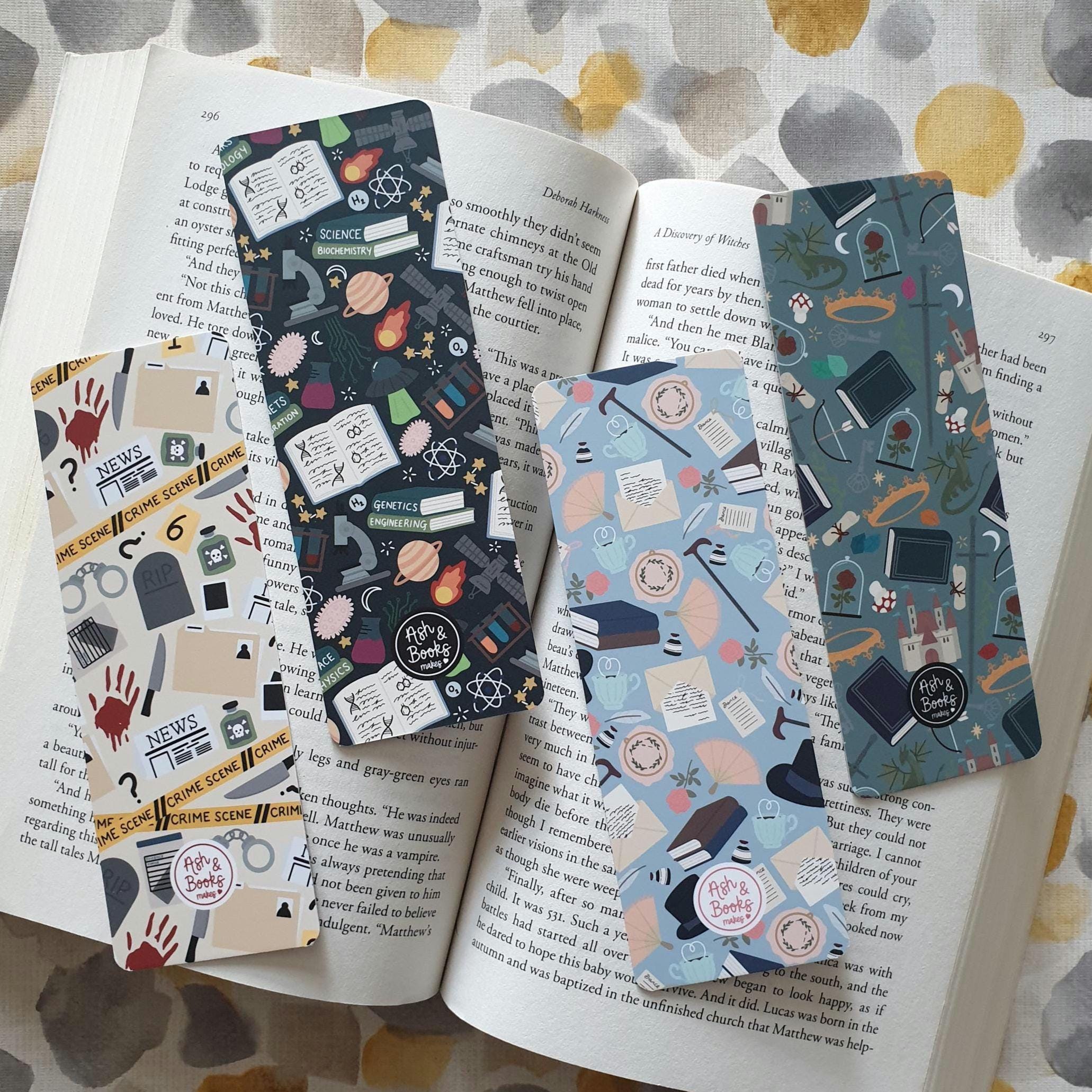 Fantasy, Historical Romance, Crime/Mystery/Thriller, Sci-Fi Bookmark