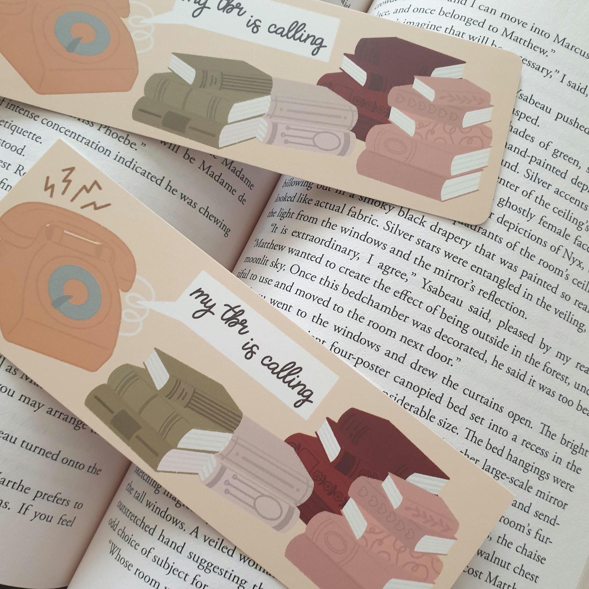 My TBR is Calling Bookmark