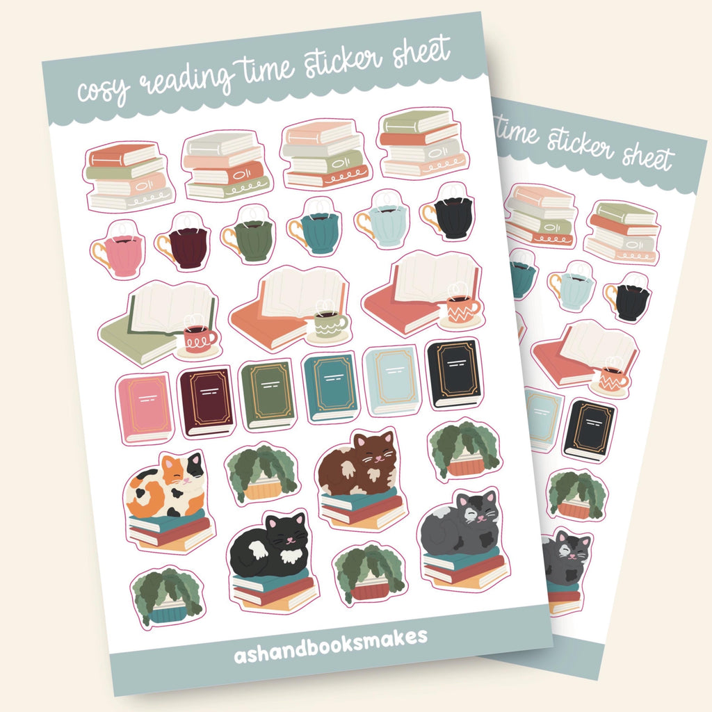 Cosy Reading Time Sticker Sheet