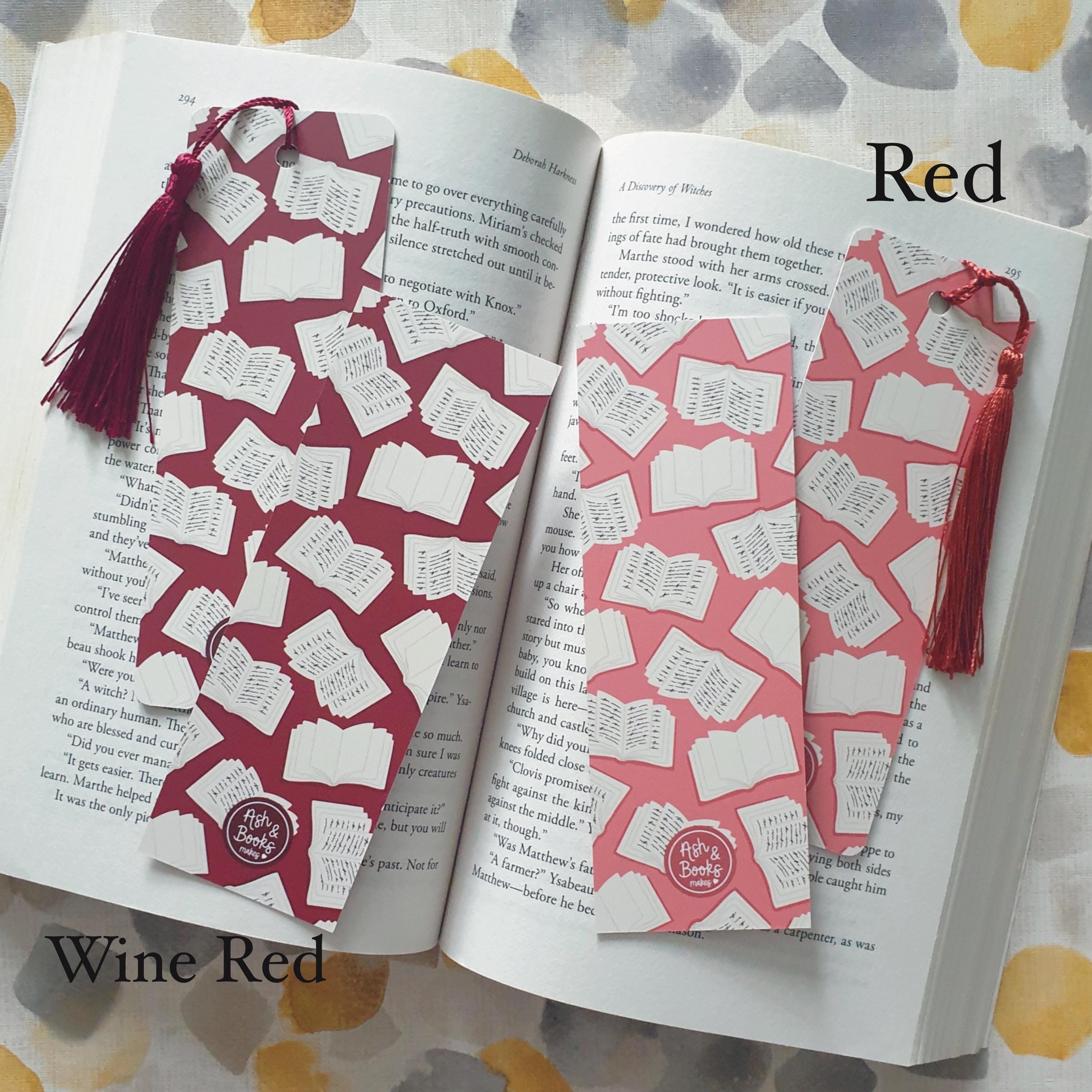 Open Book Squiggle Bookmark