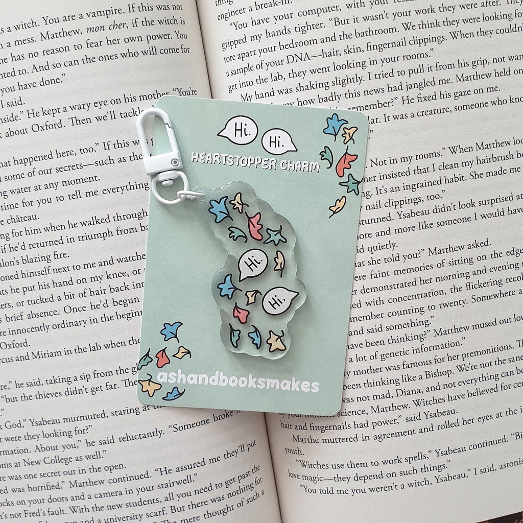 Heartstopper inspired Hi Hi Keyring