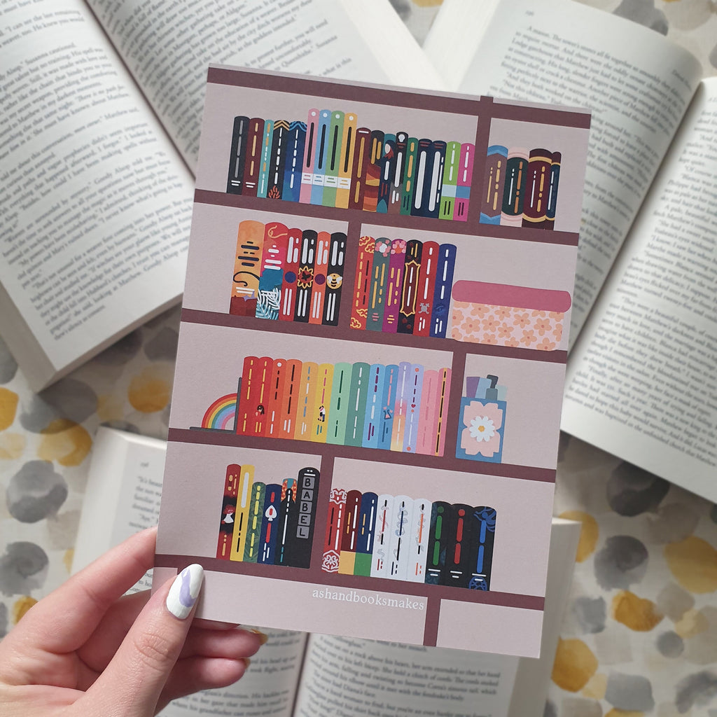 Bookstagram Bookshelf Print