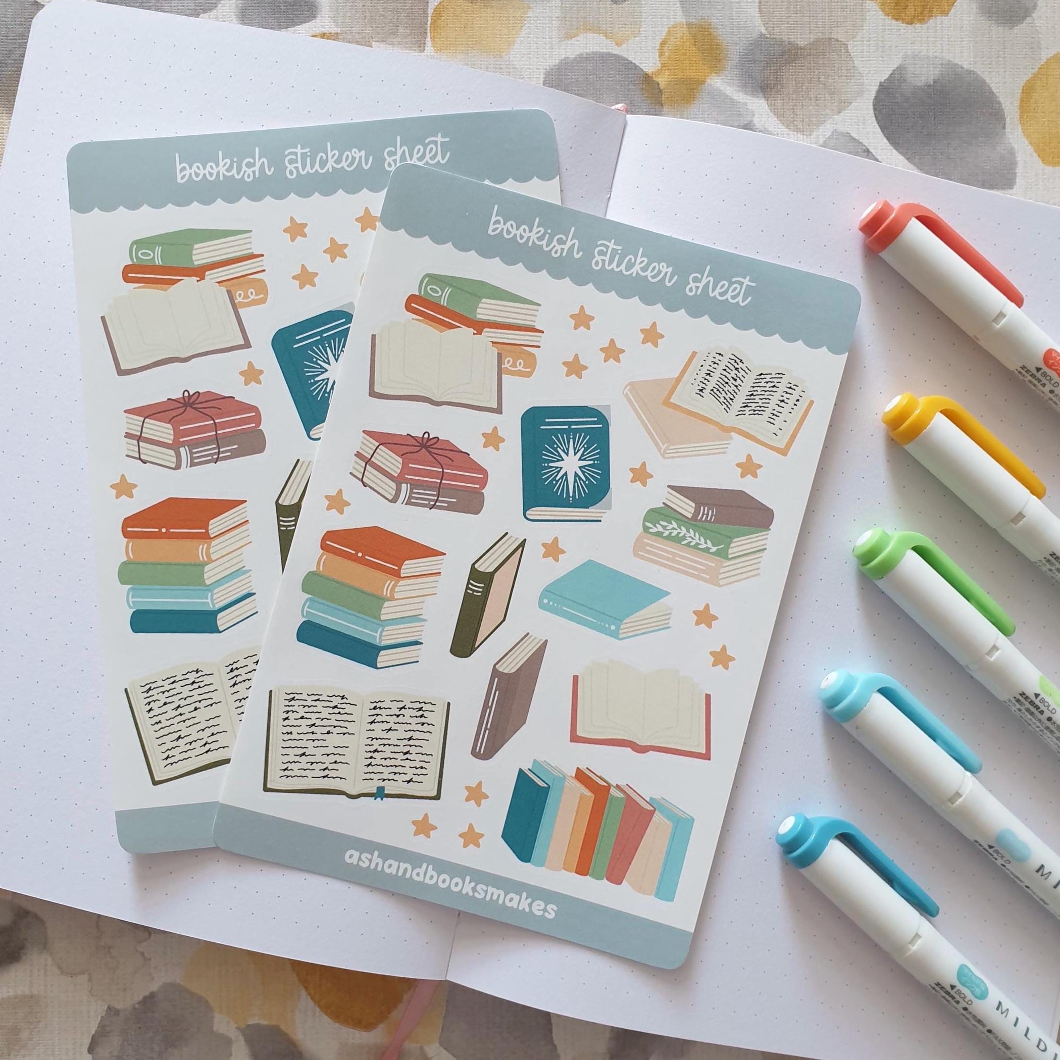 Bookish Sticker Sheet