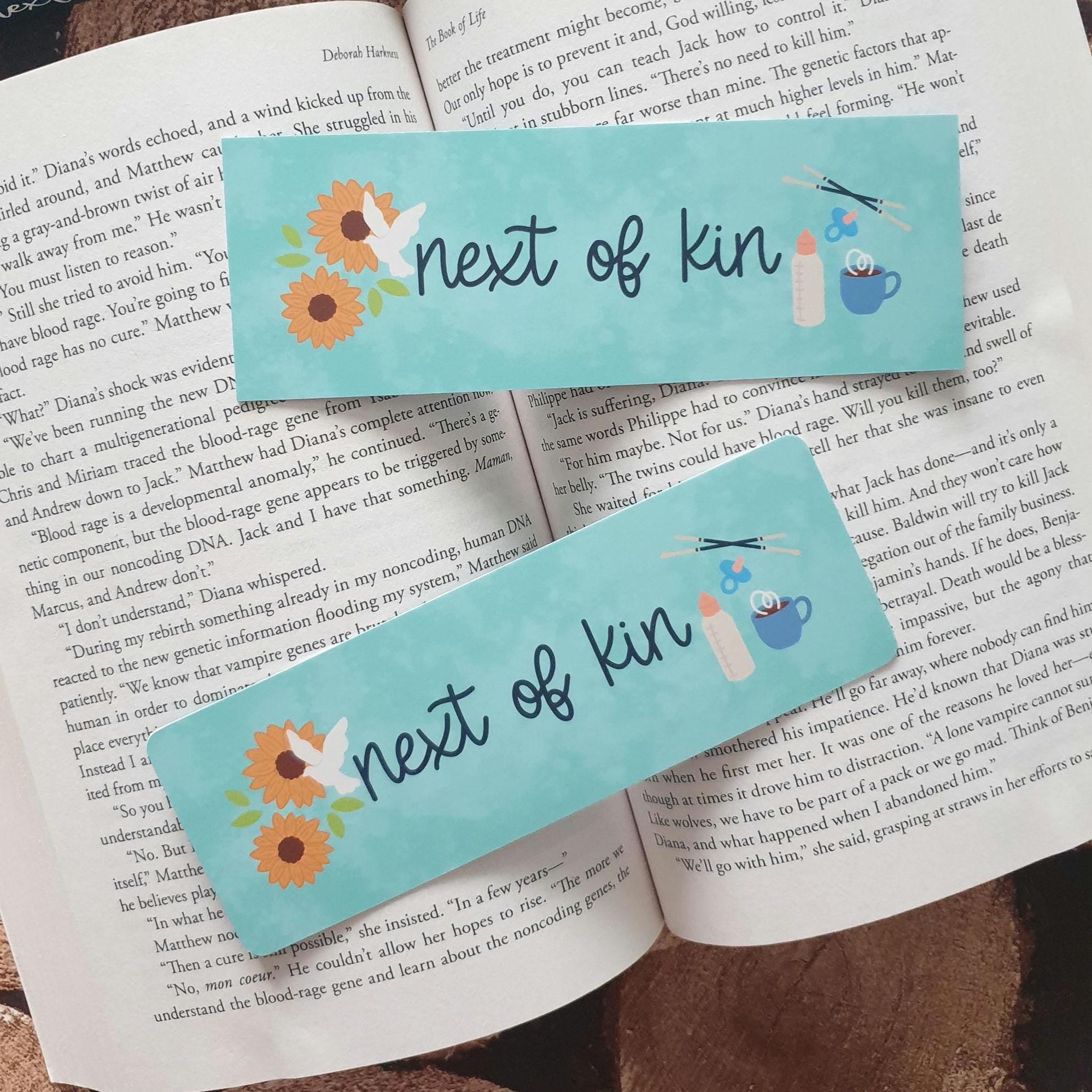 Next of Kin, Next to You, Out on a Limb by Hannah Bonam-Young inspired Bookmarks