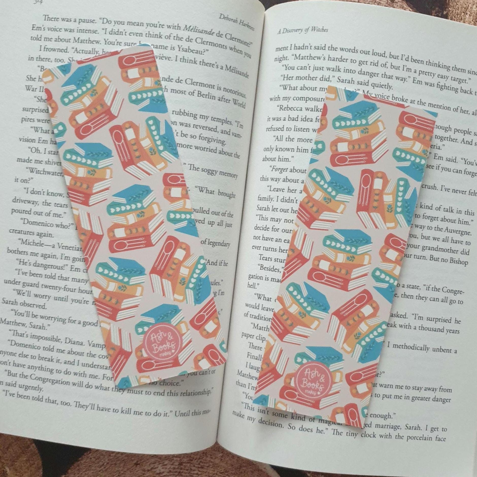 Pastel Rainbow Bookstack Bookmark
