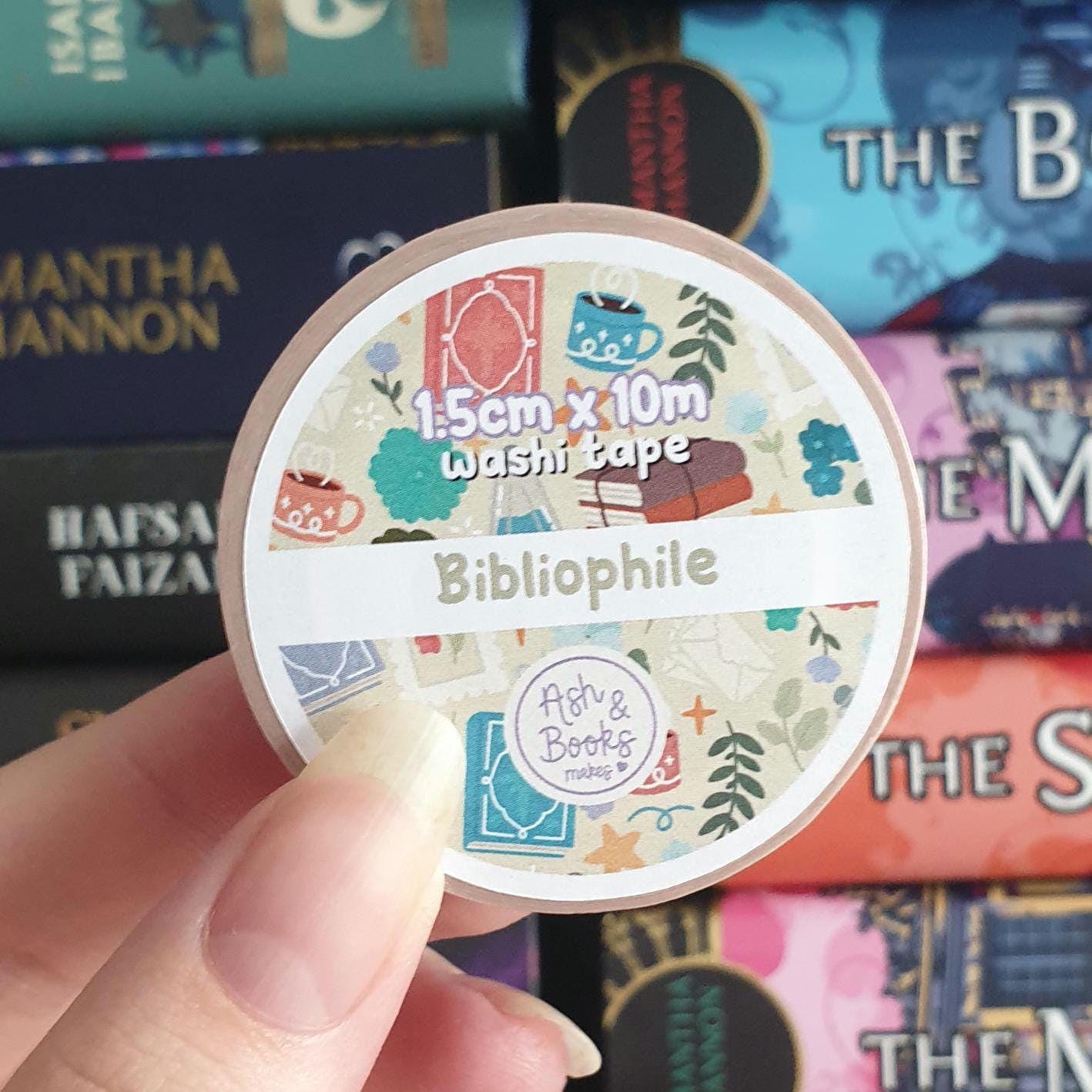 Bibliophile 1.5cm x 10m Washi Tape