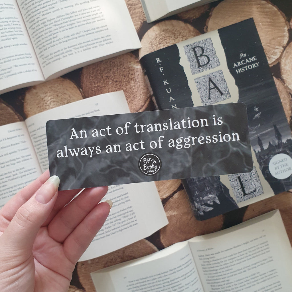 Babel by RF Kuang inspired Bookmark