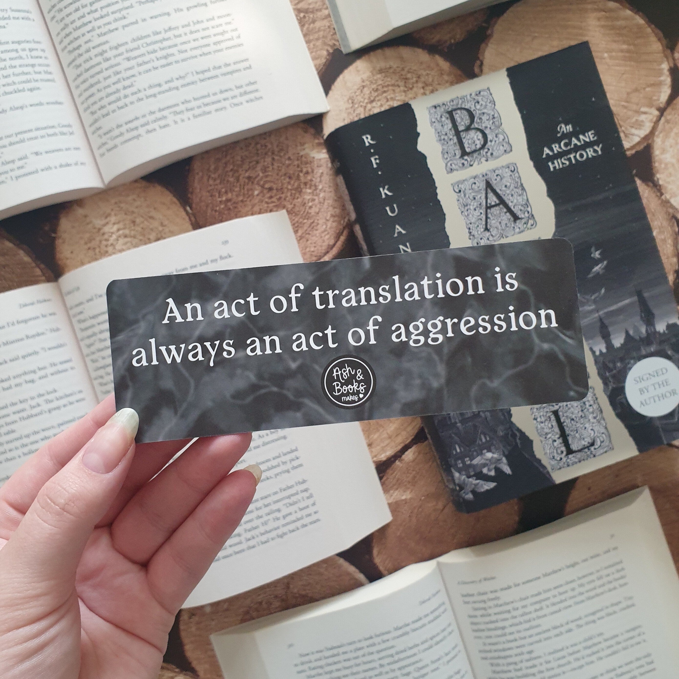 Babel by RF Kuang inspired Bookmark