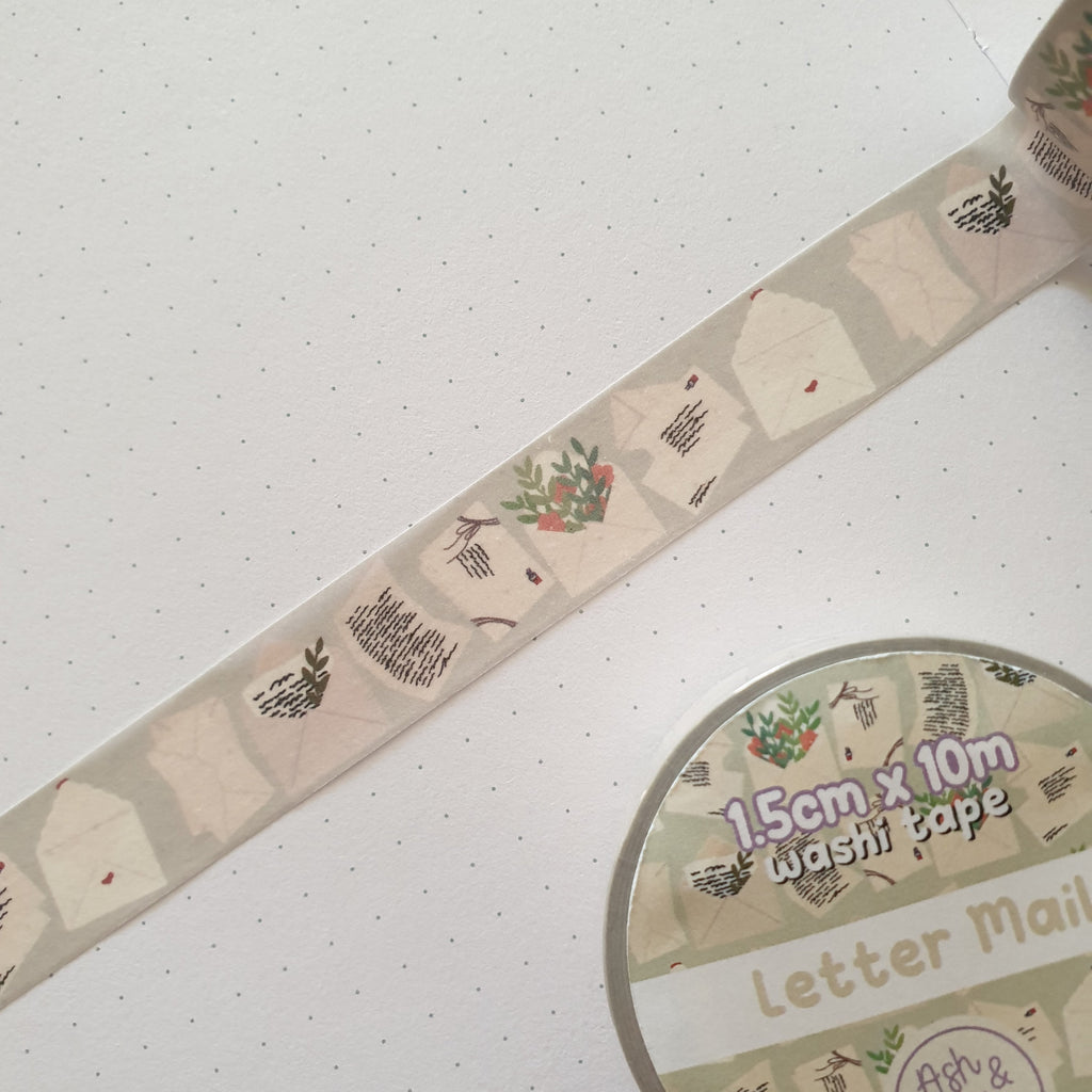 Letter Mail 1.5cm x 10m Washi Tape