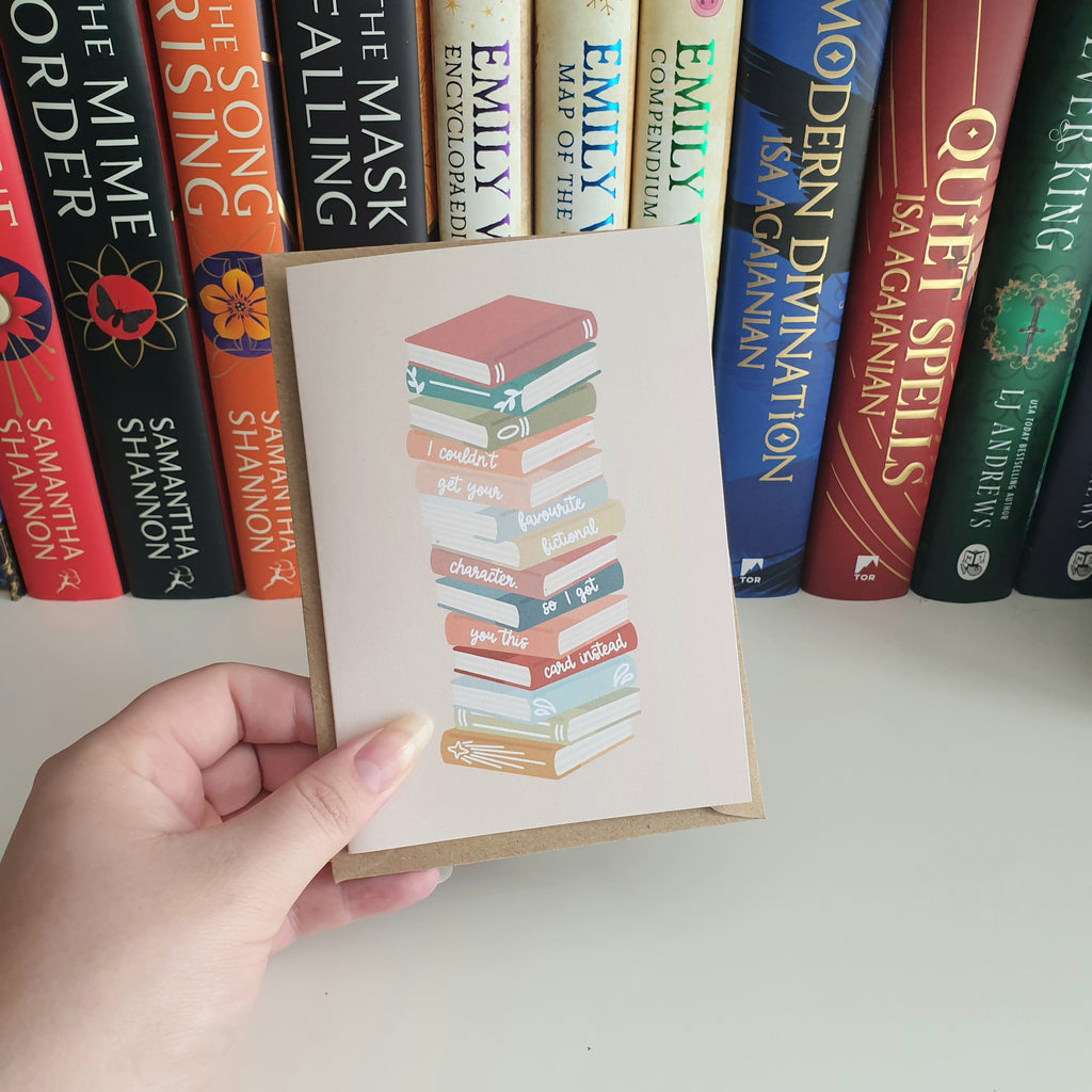 I Couldn't Get Your Favourite Fictional Character, So I Got You This Card Instead Greeting Card