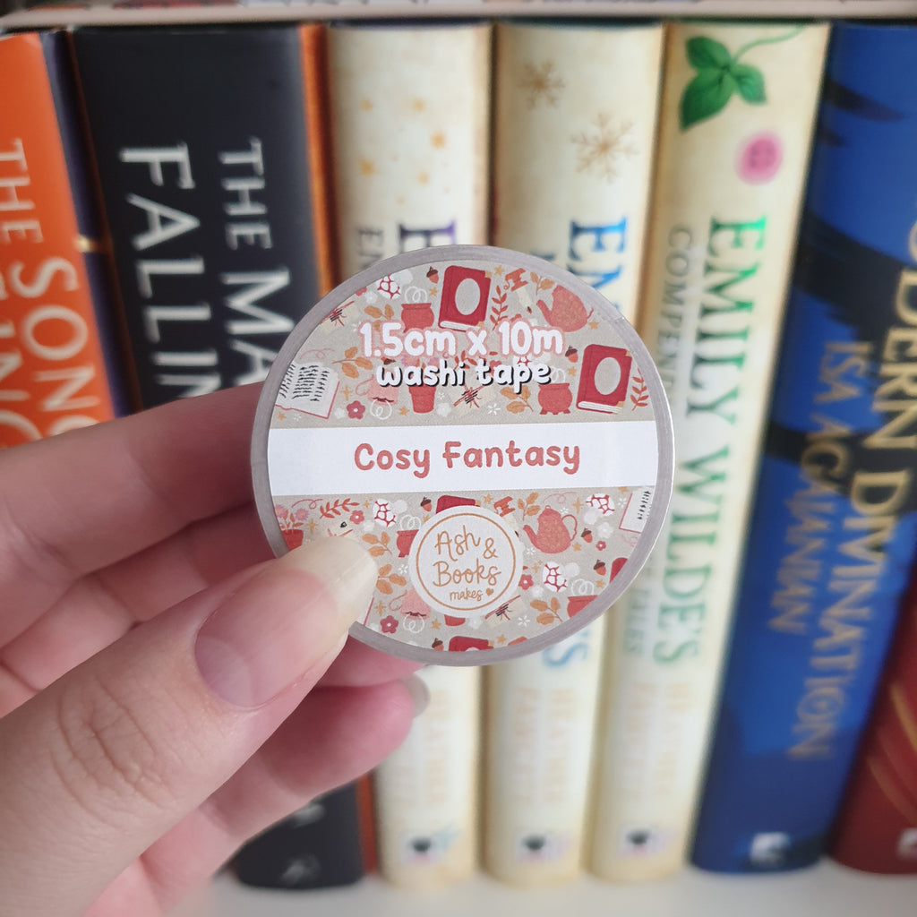 Cosy Fantasy Orange 1.5cm x 10m Washi Tape