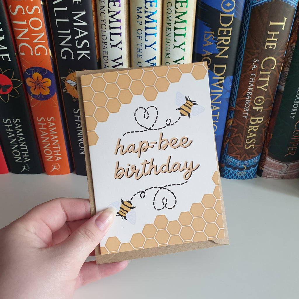 Hap-Bee Birthday Card