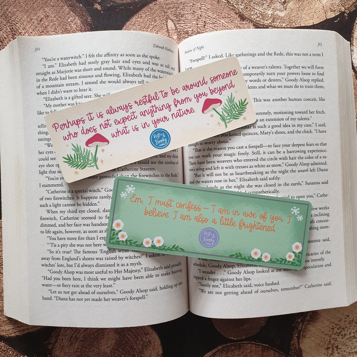 Emily Wilde's Map of the Otherlands inspired Bookmark