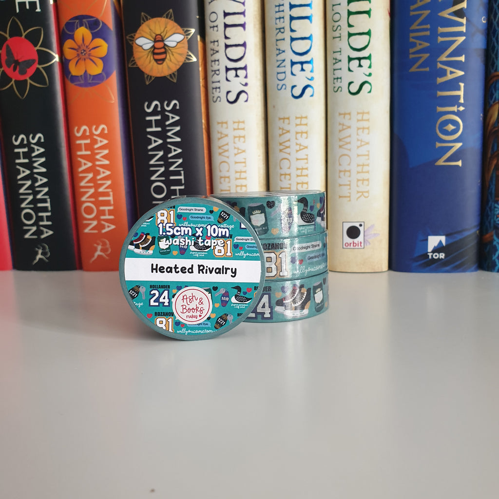 Heated Rivalry 1.5cm x 10m Washi Tape
