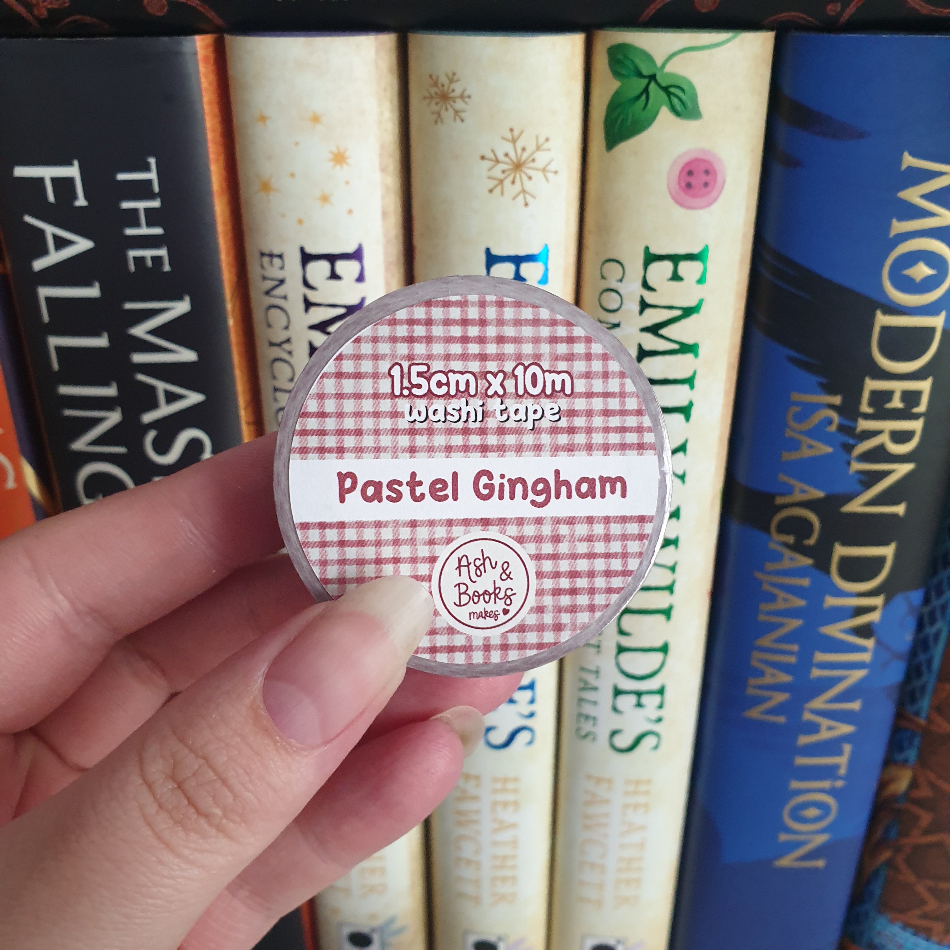 Pastel Gingham 1.5cm x 10m Washi Tape