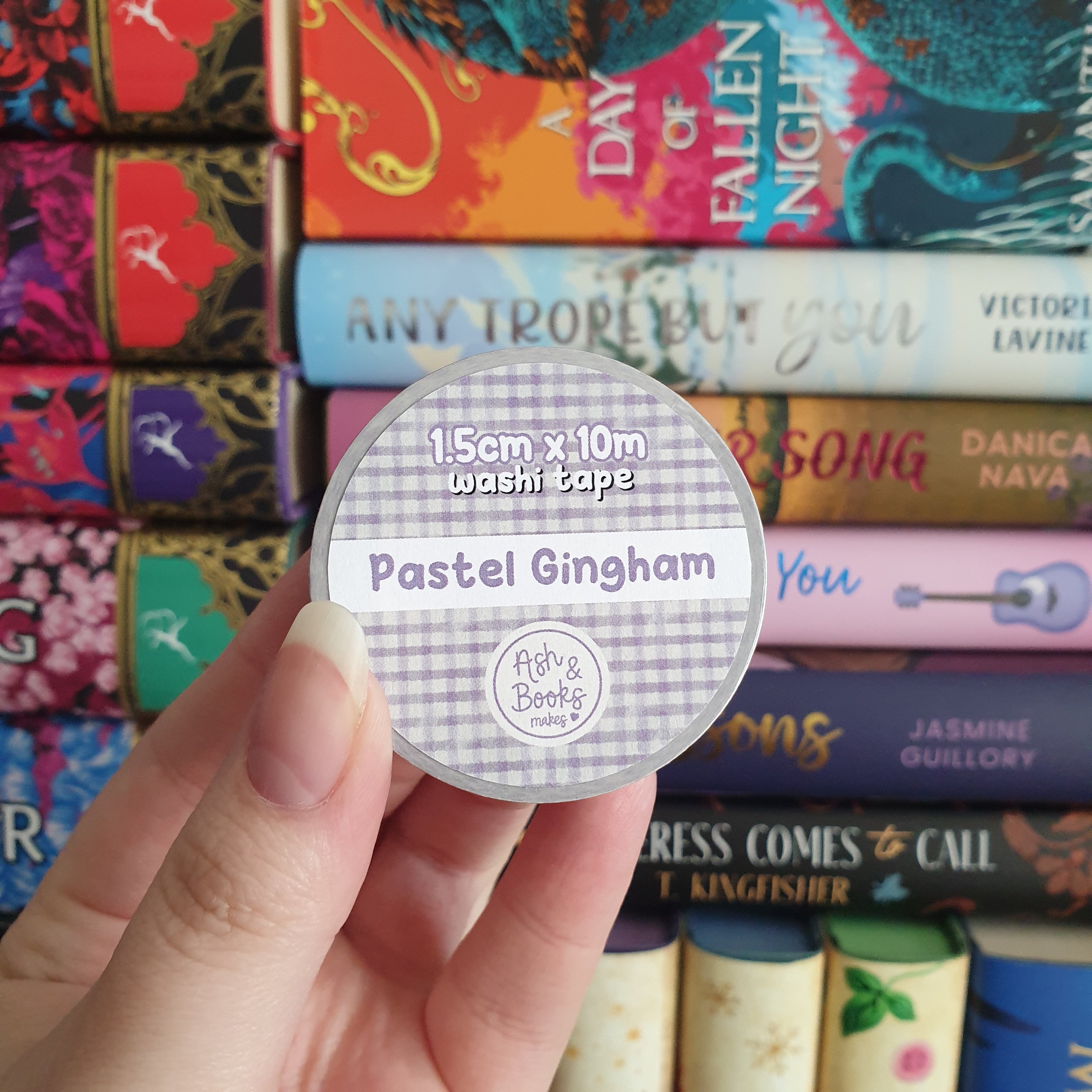 Pastel Gingham 1.5cm x 10m Washi Tape