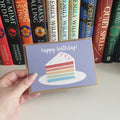 Happy Birthday Rainbow Cake Greeting Card