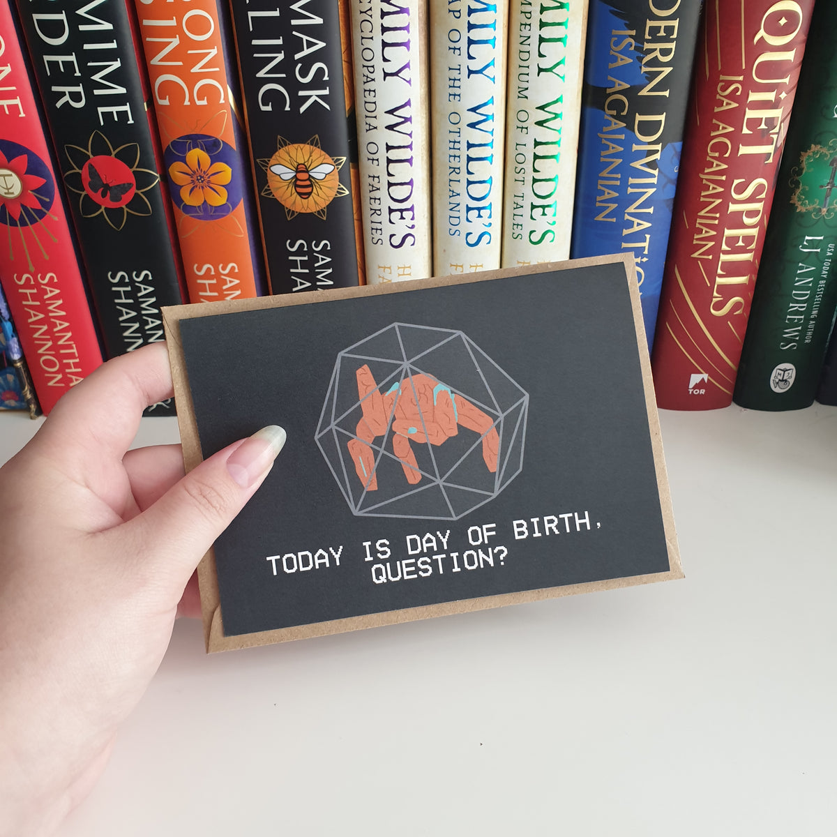 Today is Day of Birth, Question? Greeting Card