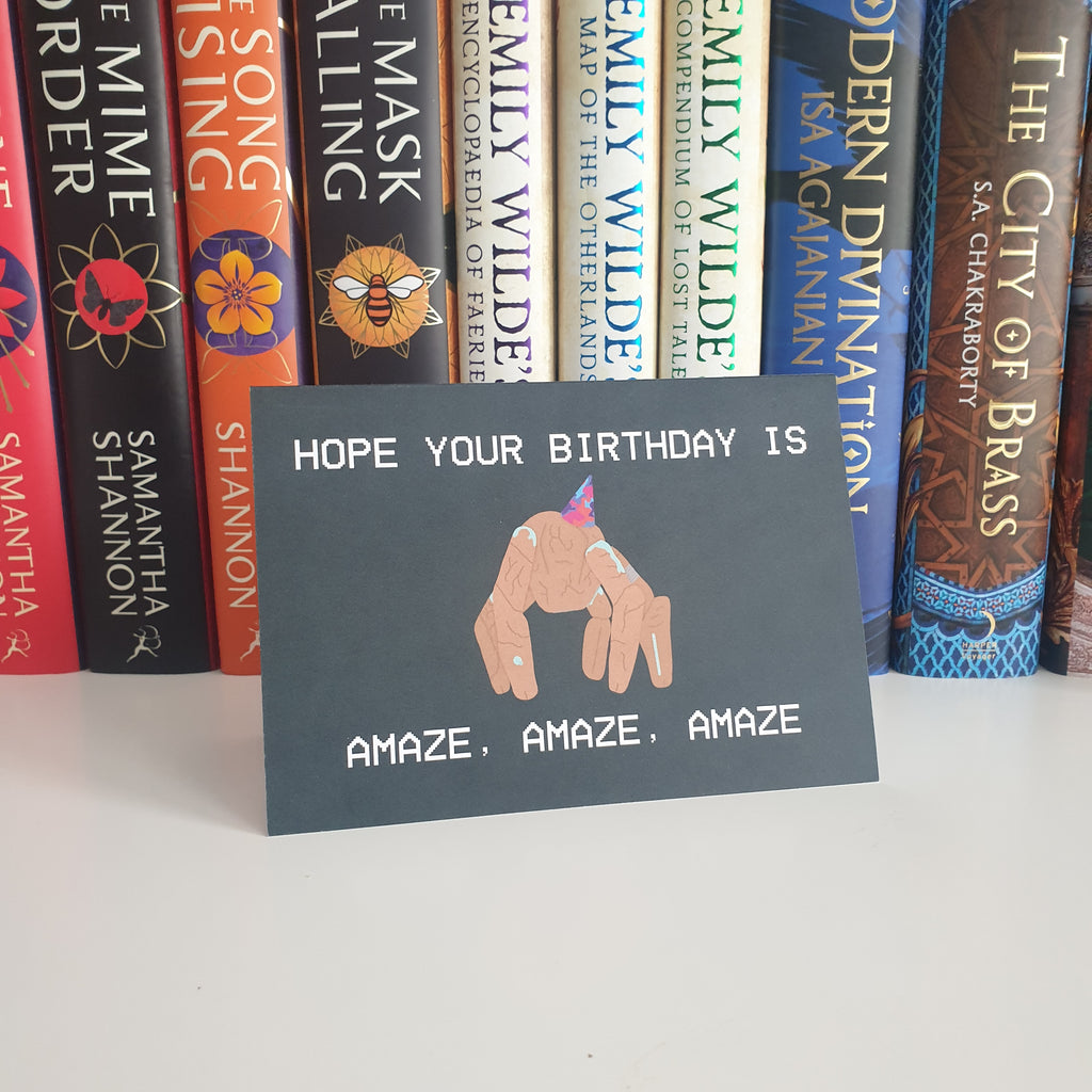 Amaze Amaze Amaze Rocky Birthday Card