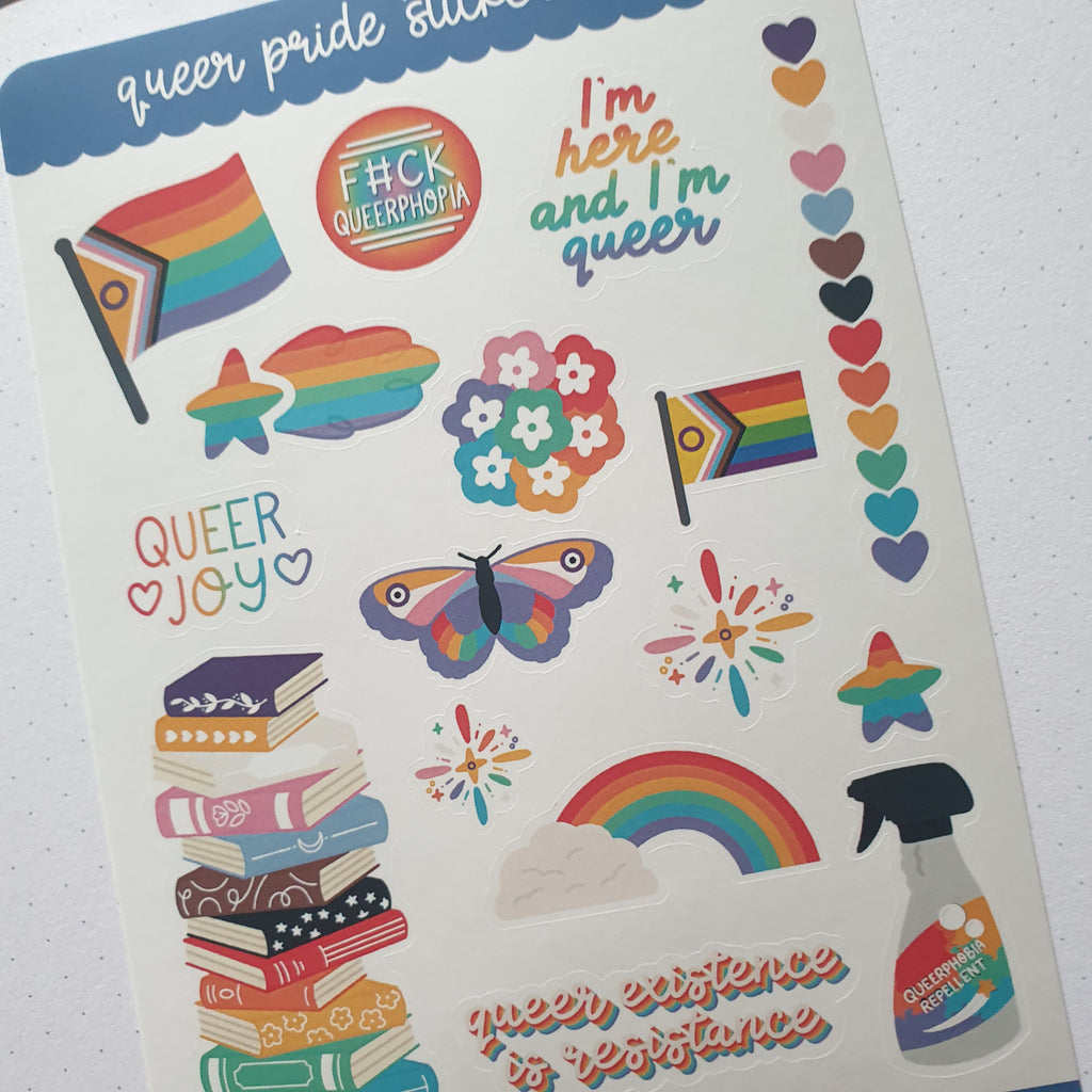 Queer Pride Sticker Sheets