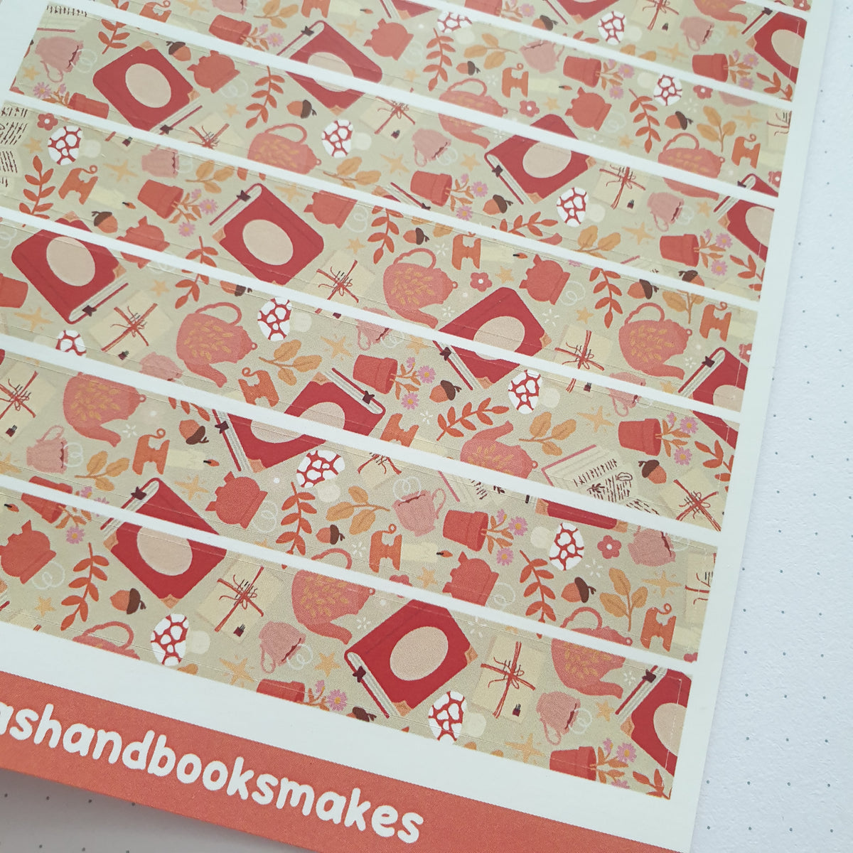 Cosy Fantasy Faux Washi Sticker Sheet