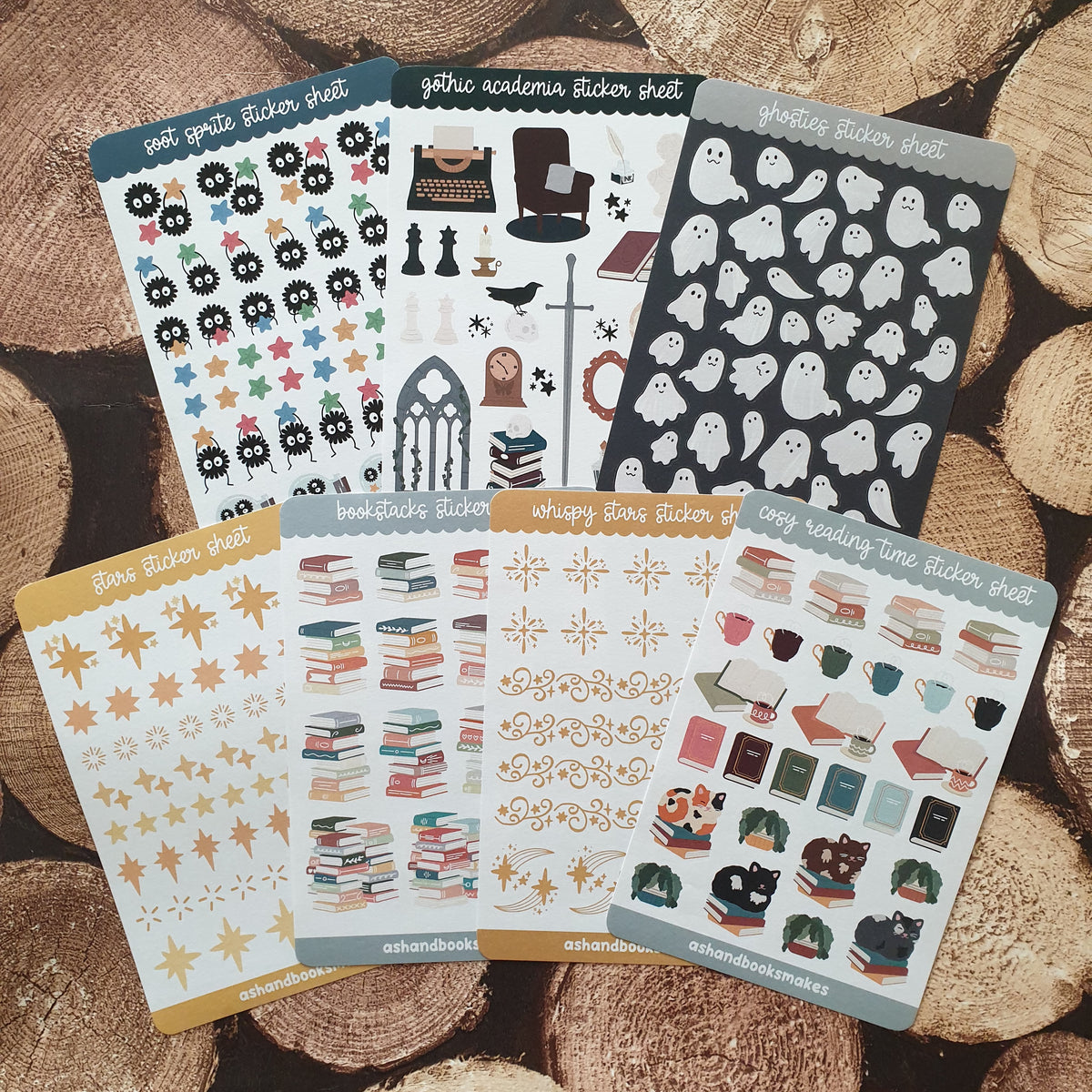 Matte Stickers Design Matte Sticker Sheets – Ash and Books Makes