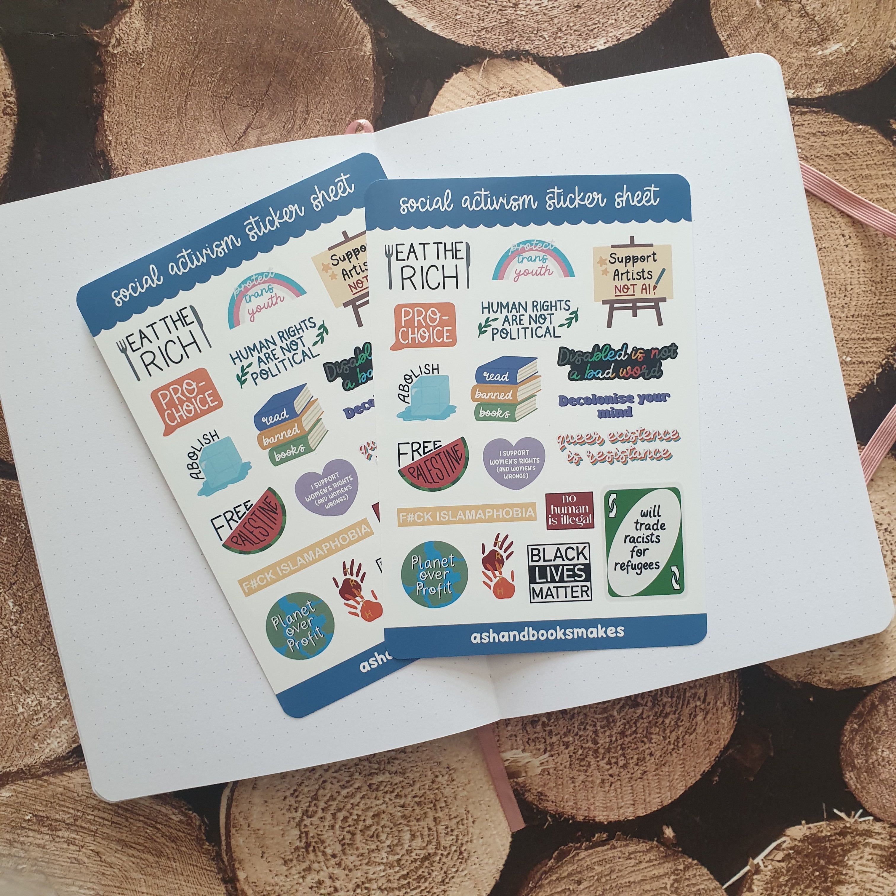 Social Activism Sticker Sheet