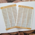 Star Rating Sticker Sheet