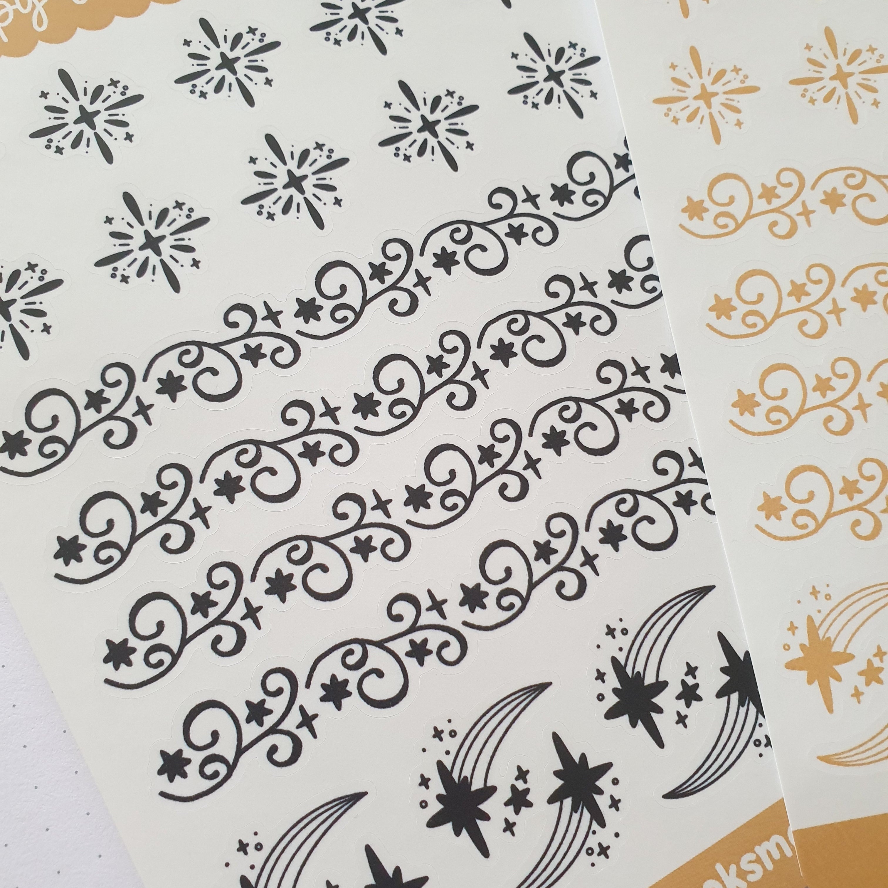 Whispy Stars Sticker Sheet