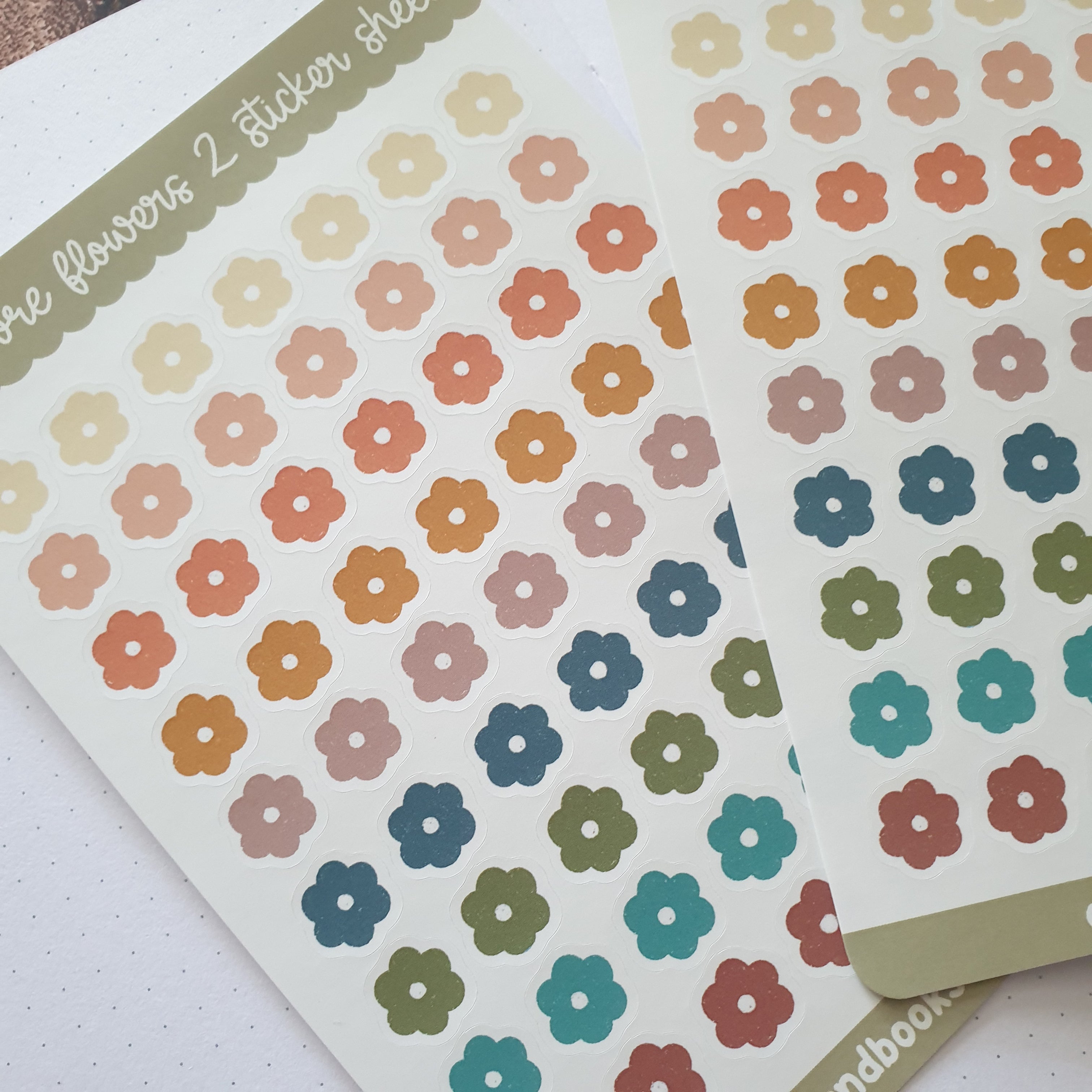 Cottagecore Flowers Sticker Sheet