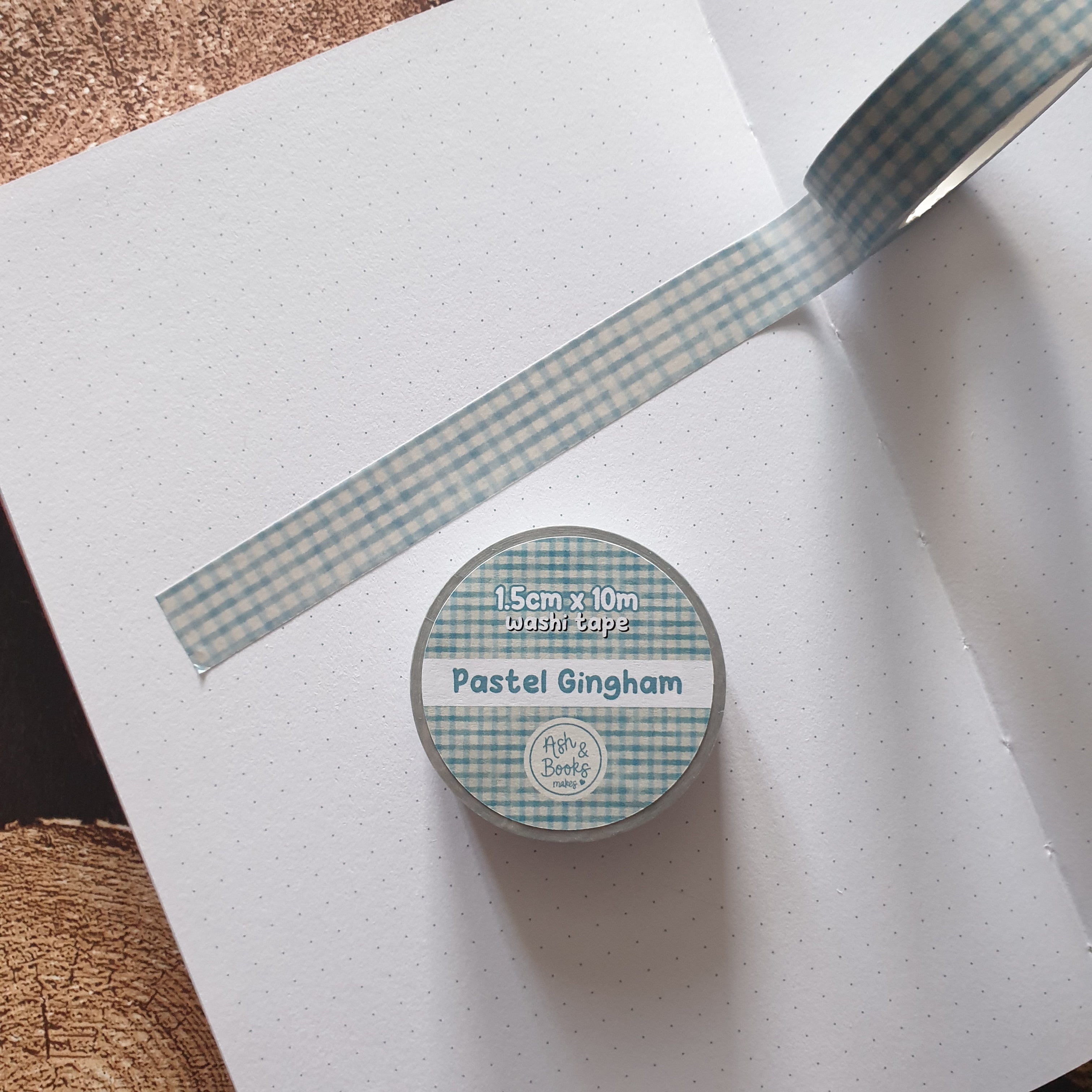 Pastel Gingham 1.5cm x 10m Washi Tape
