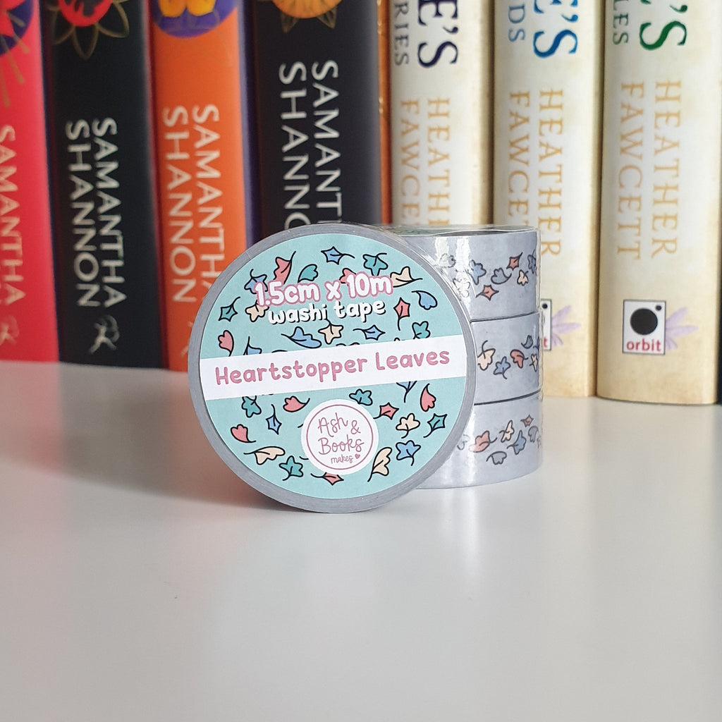 Heartstopper Leaves inspired 1.5cm x 10m Washi Tape