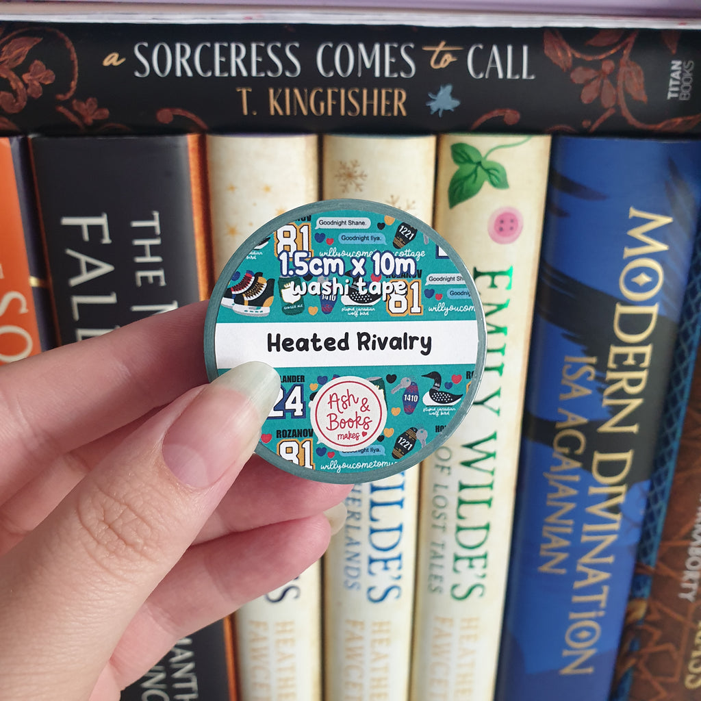 Heated Rivalry 1.5cm x 10m Washi Tape