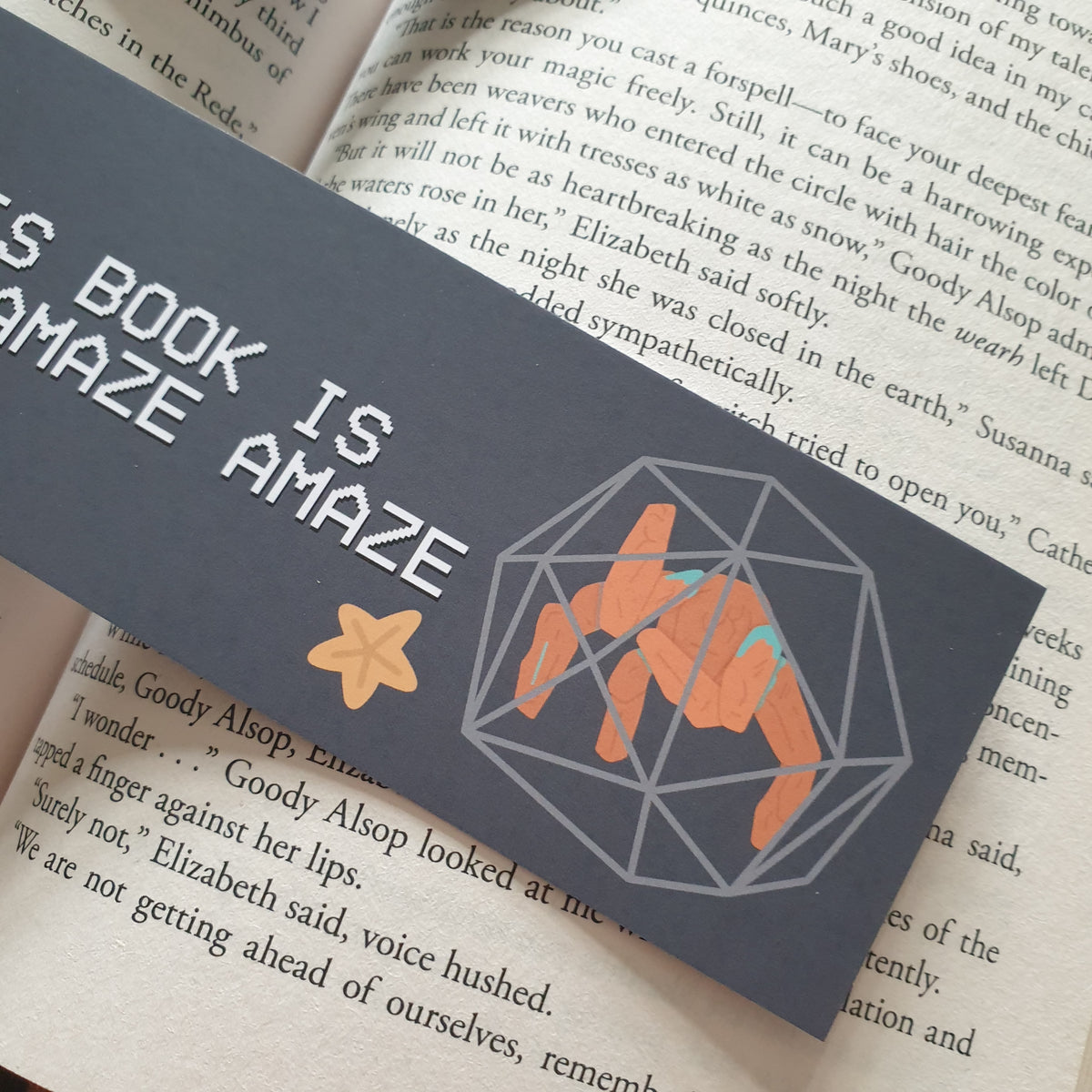 This Books is Amaze Amaze Amaze Bookmark